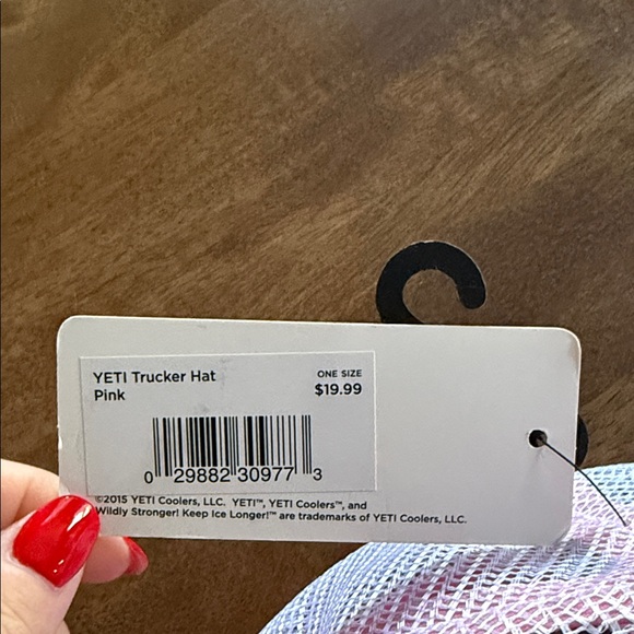 Yeti Coolers Pink and White Hat - Picture 3 of 6